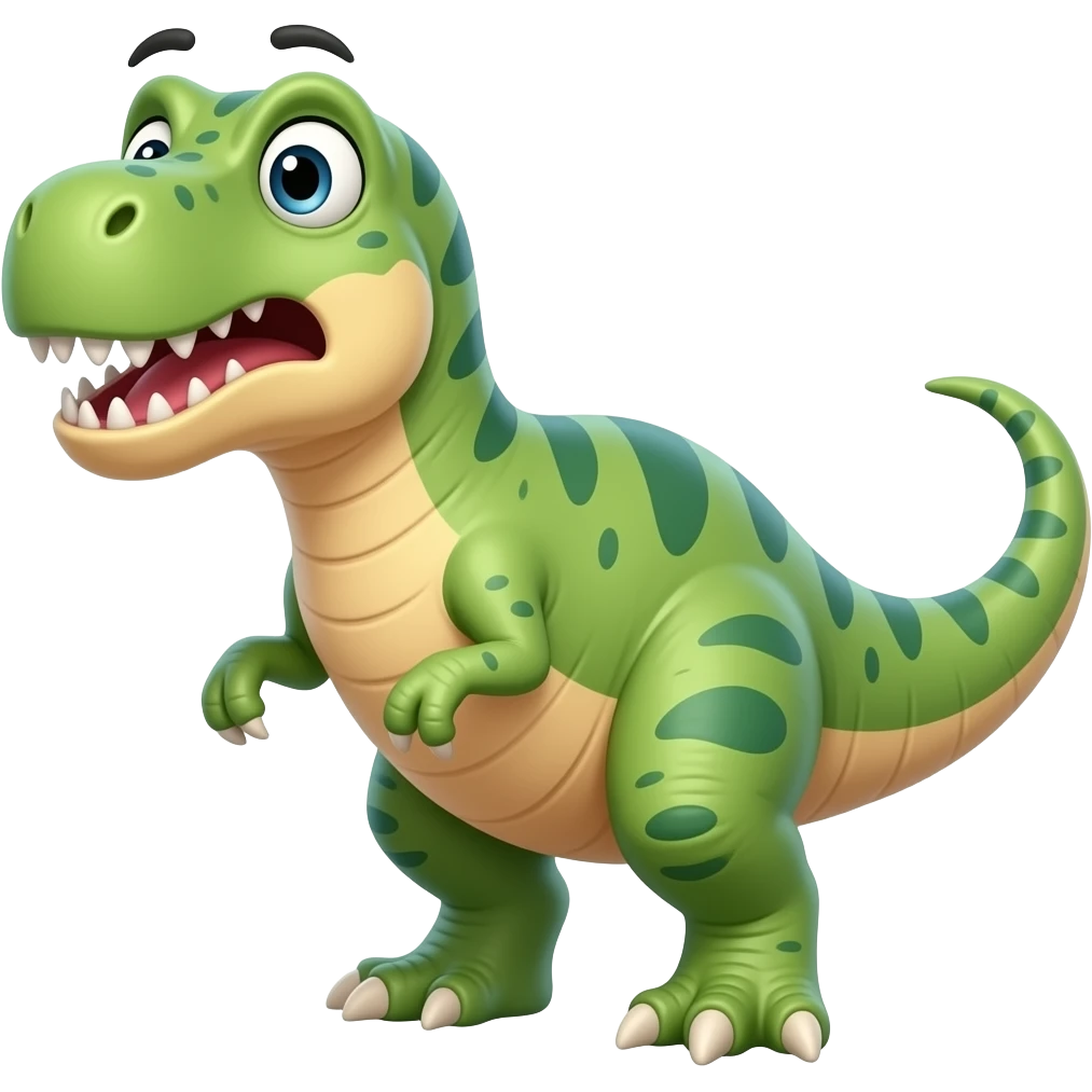 Mind blown dino emoji