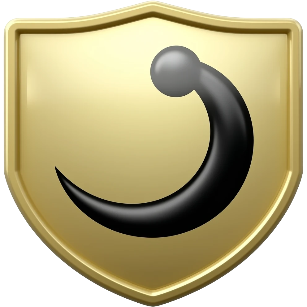 герб серп черный  гиральдика пиксель emoji