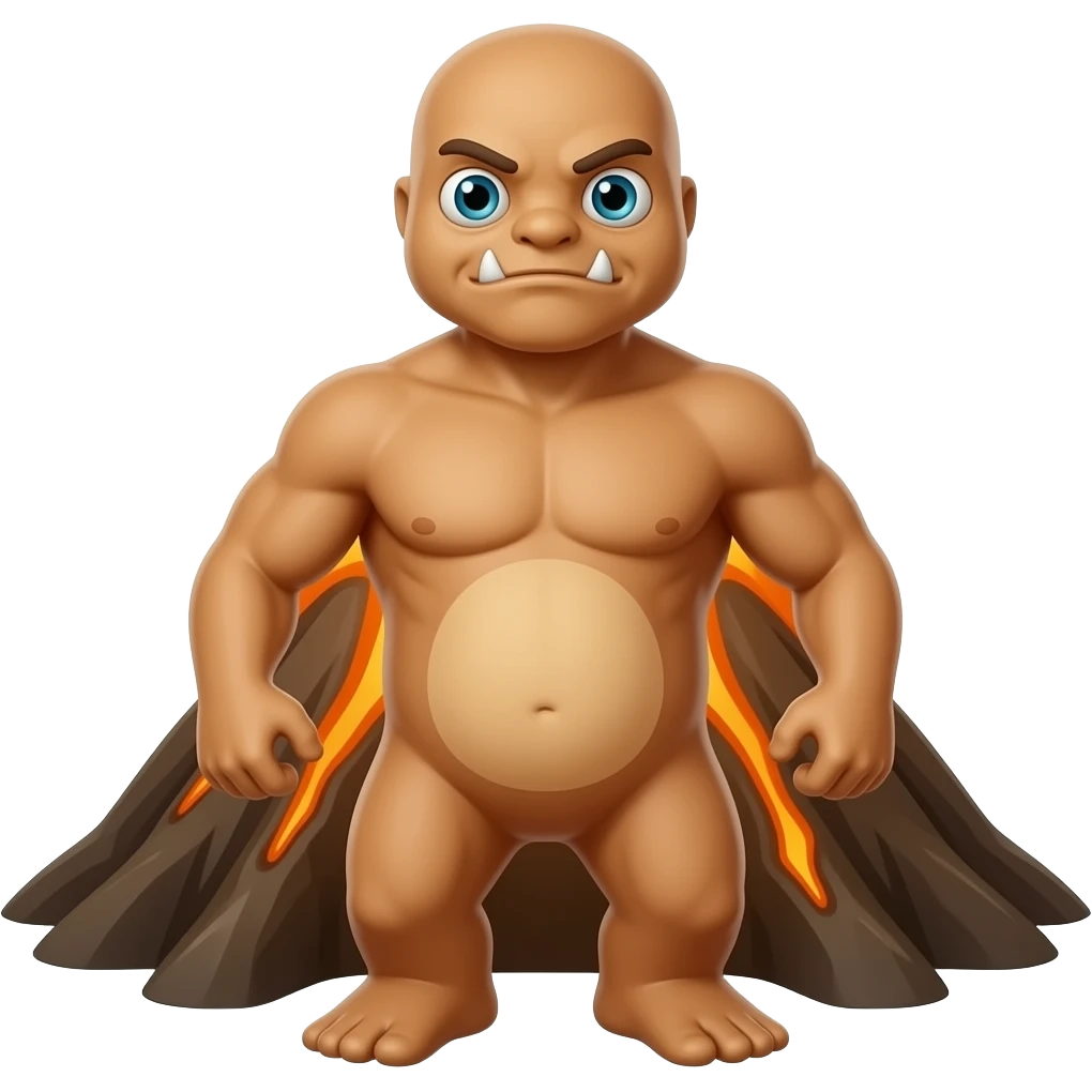 volcano monster emoji