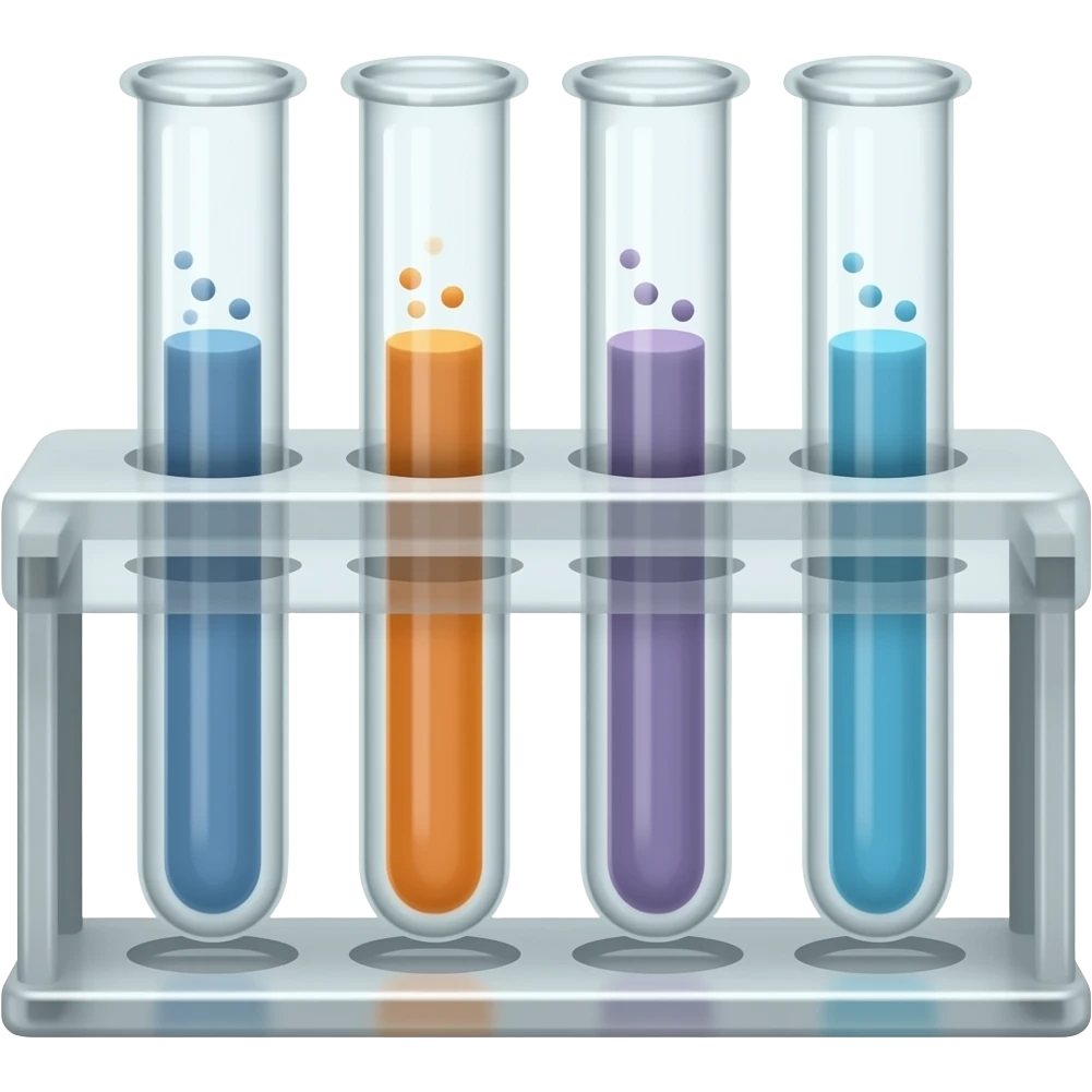 experiment glass set stand emoji