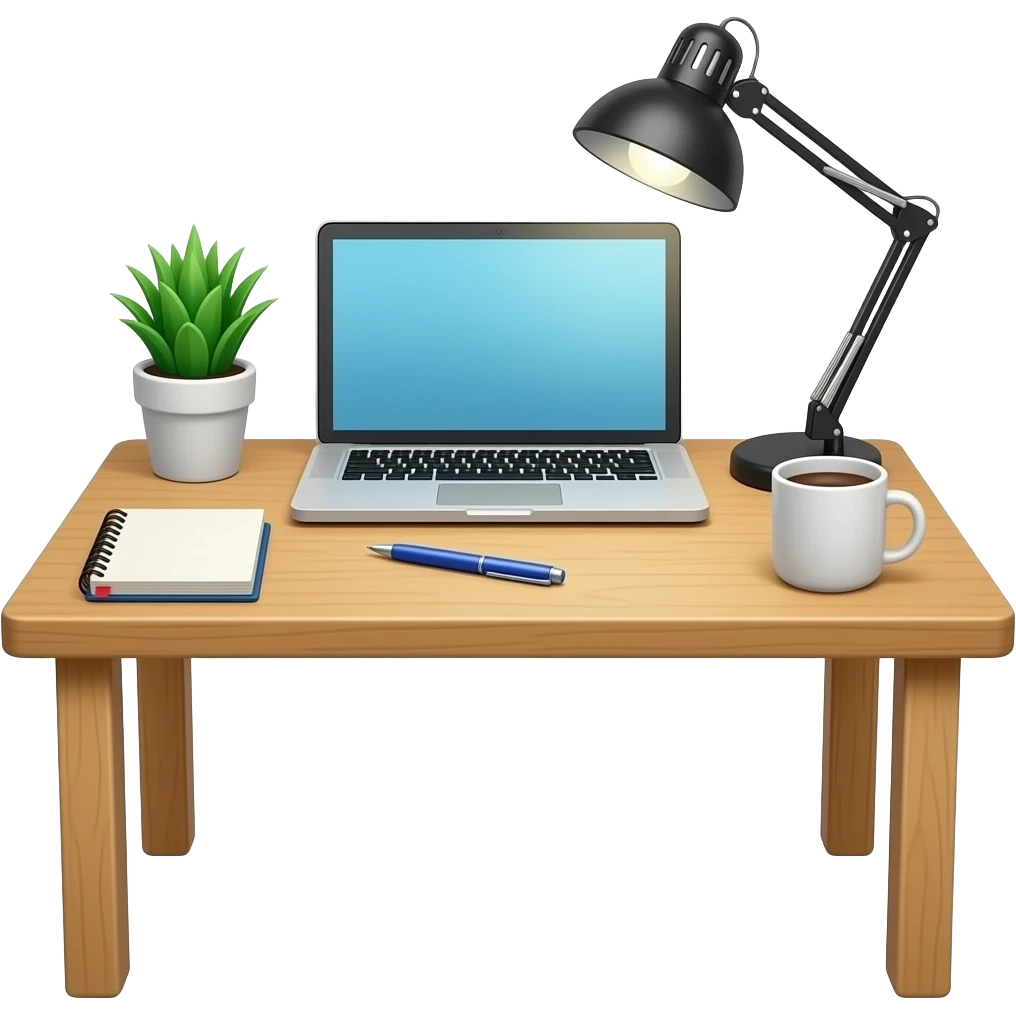 desk work aesthetic emoji