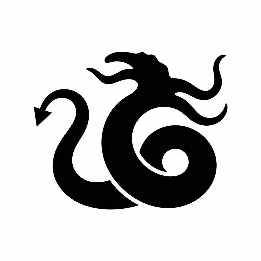 Kraken icon black silhouette emoji