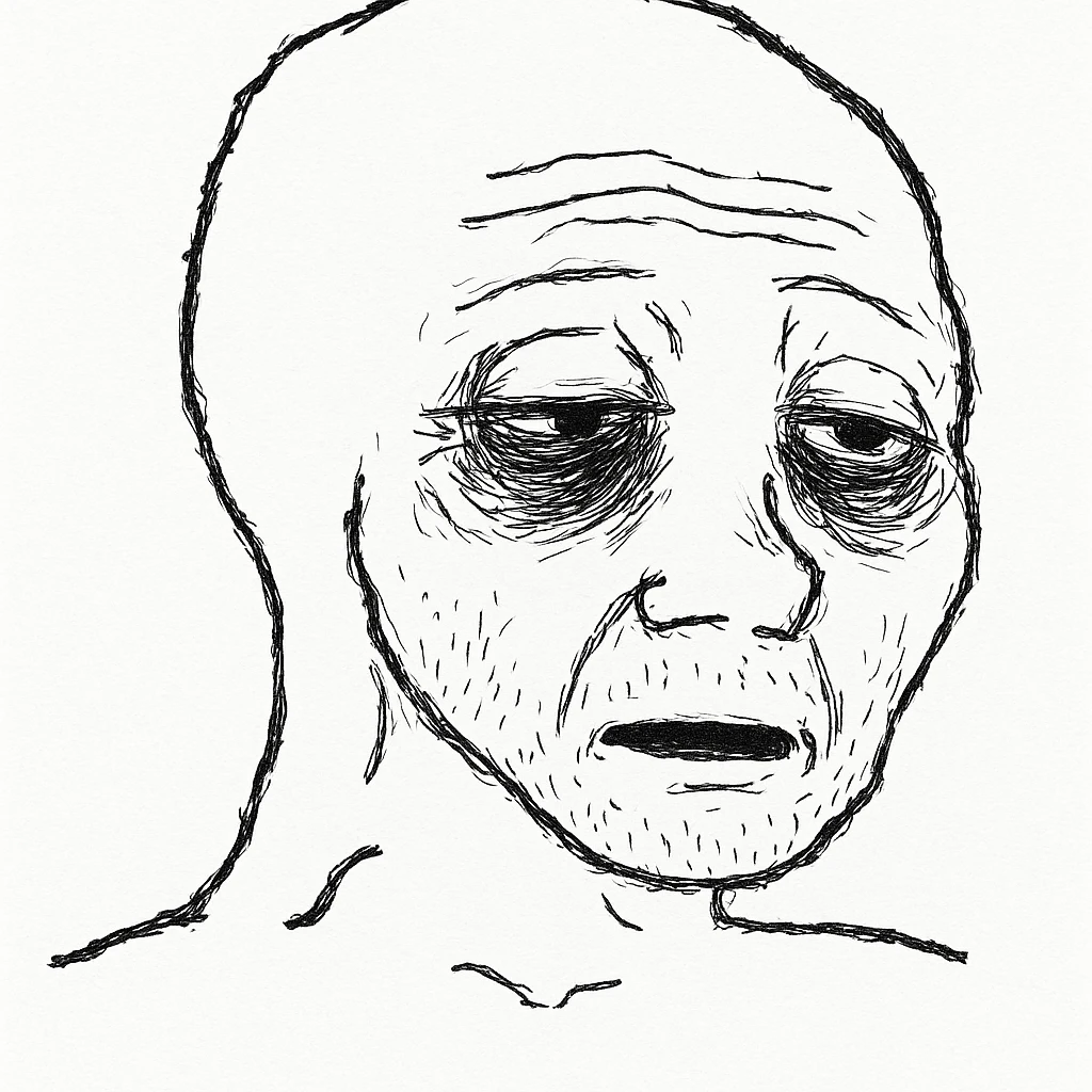 超级睏的表情 emoji