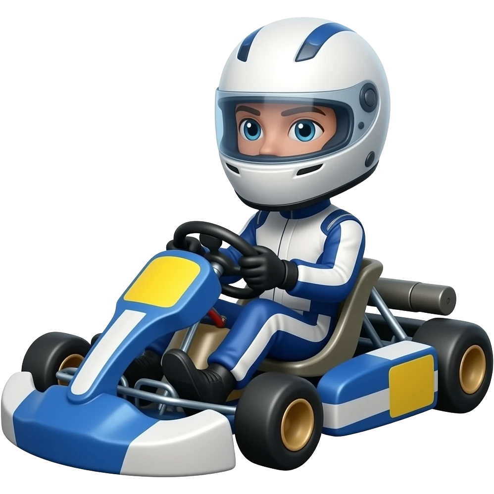 Pilote karting emoji