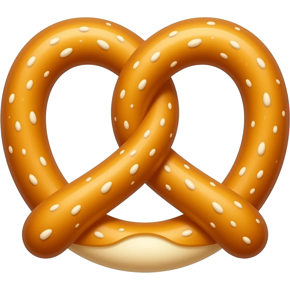 Pretzel emoji