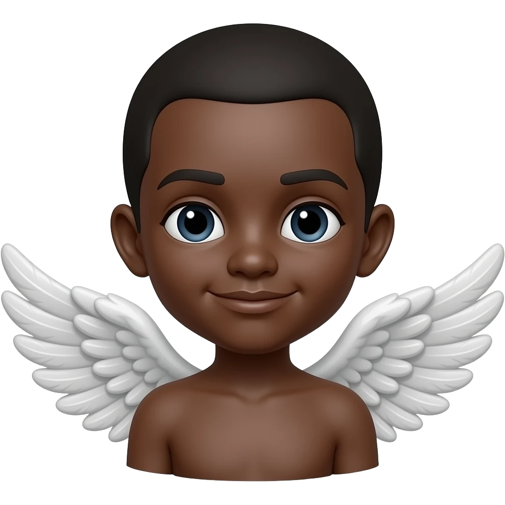 quero um anjo sombrio e pequeno emoji