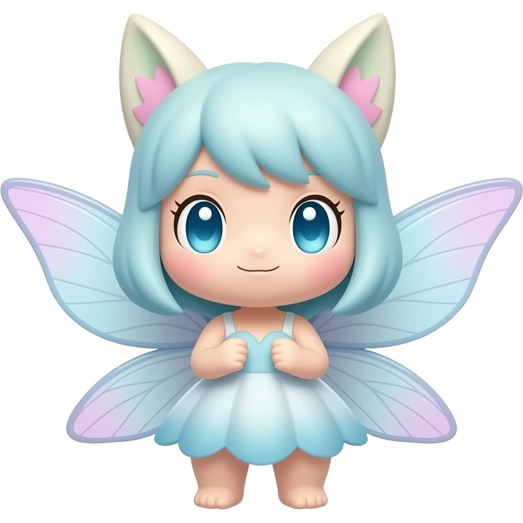 Cotton candy sanrio turn on plush full body Pokémon fairy emoji