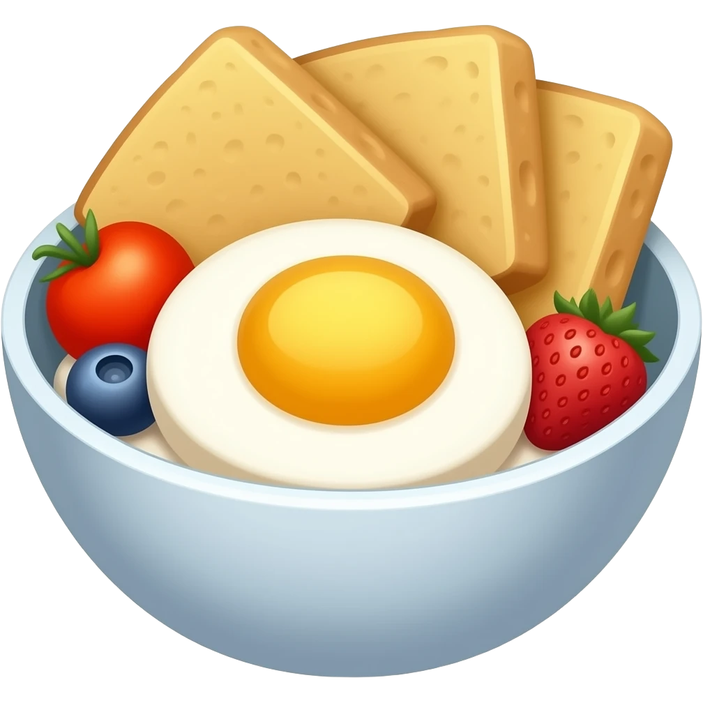 healthy breakfast bowl emoji