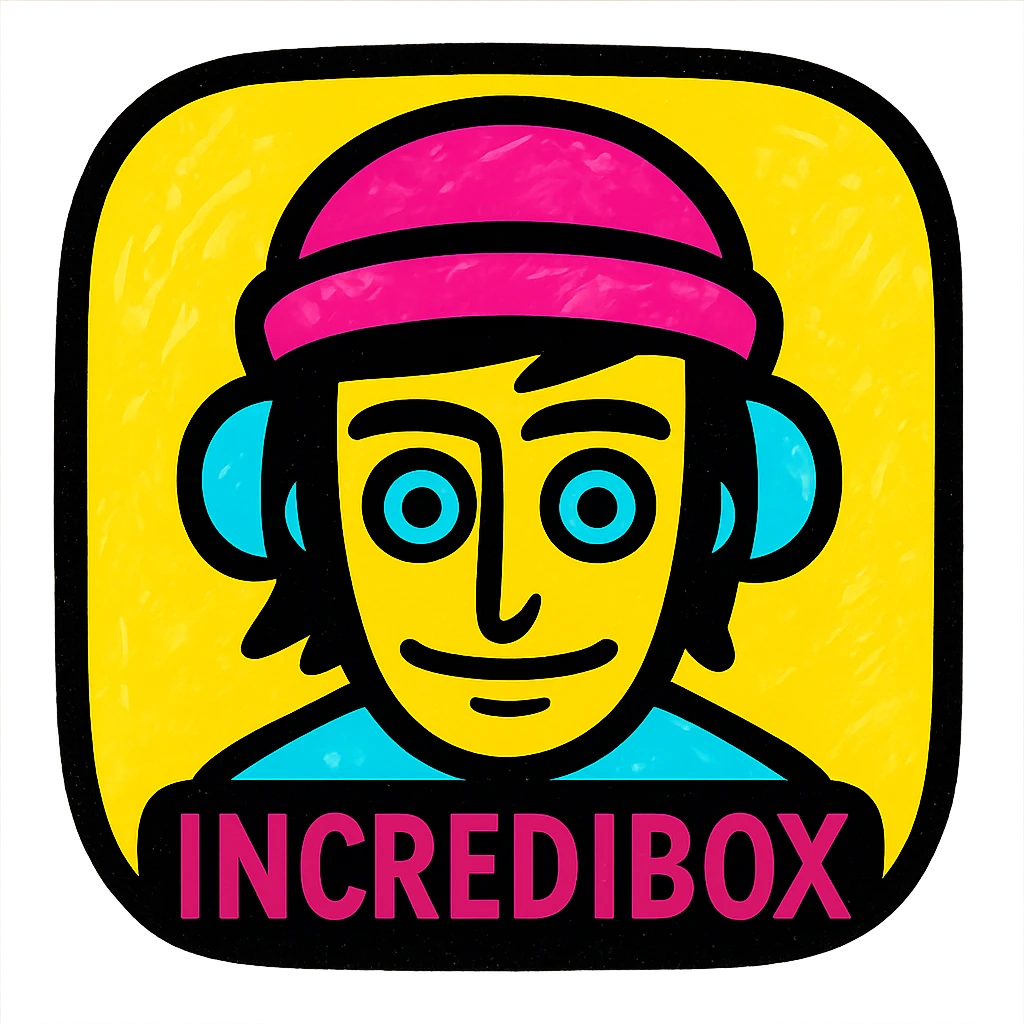Incredibox in the style of an icon, colorful, vibrant, sprunki, flat design, minimalist emoji