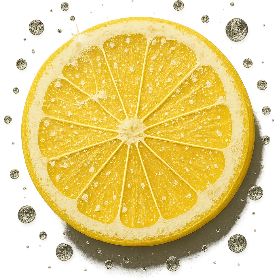 sparkling lemon slice emoji