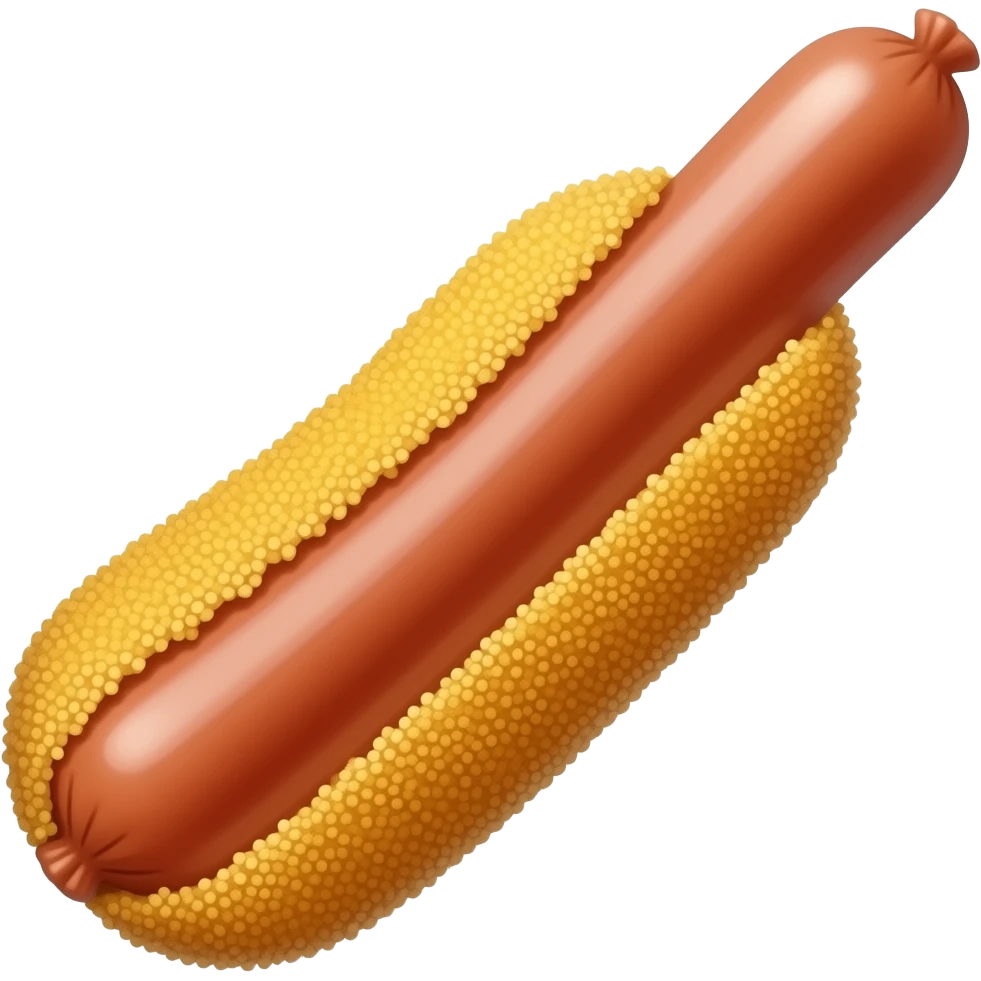 Corn dog emoji