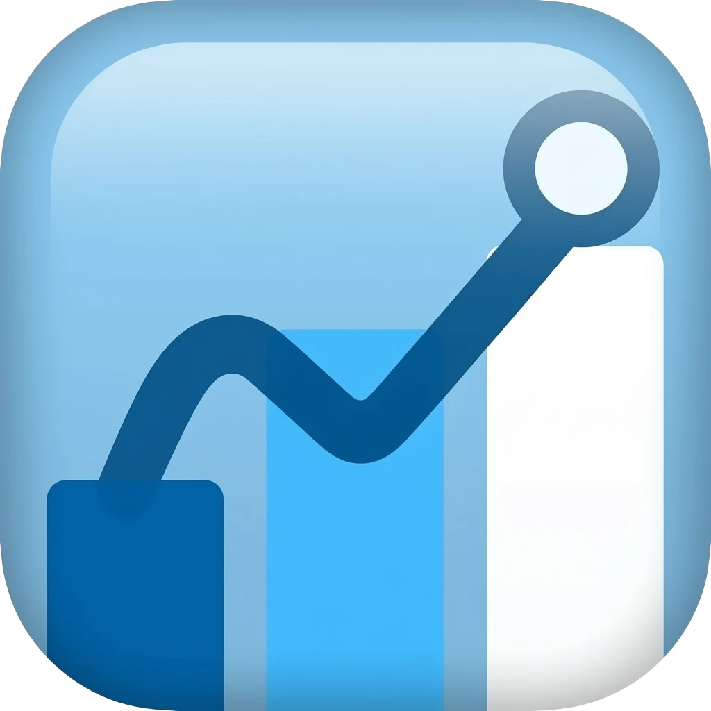 chart emoji Dark blue HEX: #002137 Sky blue HEX: #7FC7FF Celestial white #FFFFFF emoji