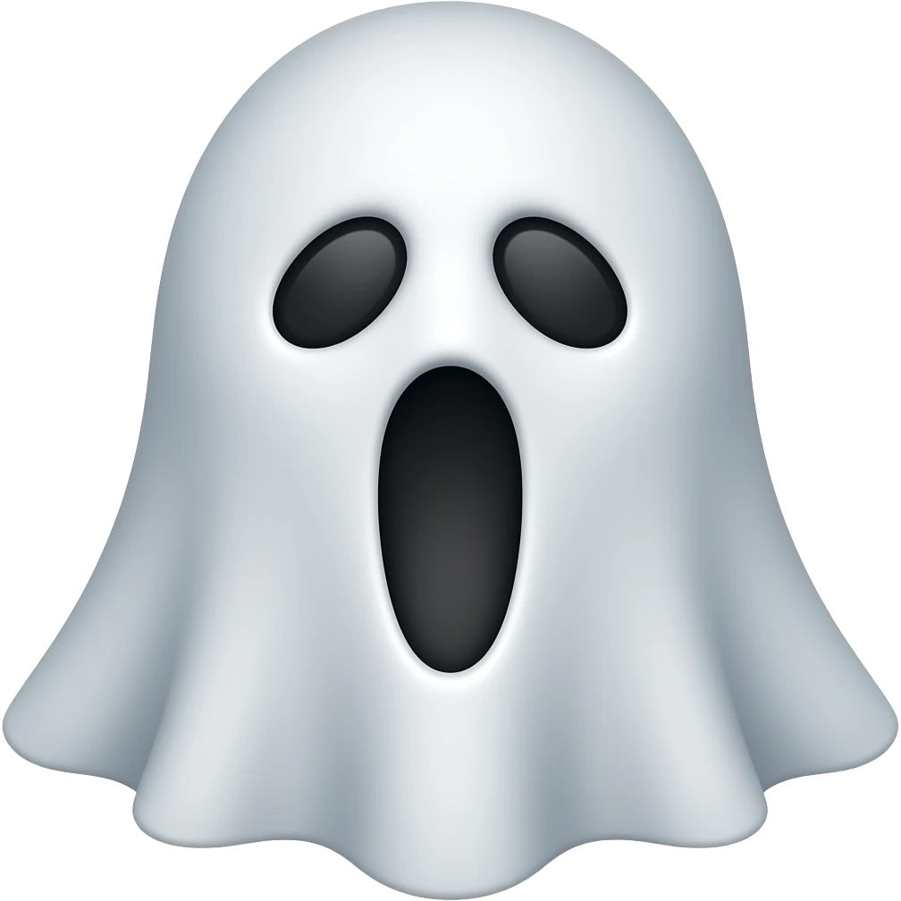 ghost face emoji