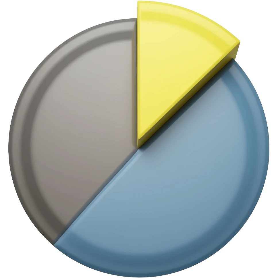 Emoji de un gráfico redondo emoji