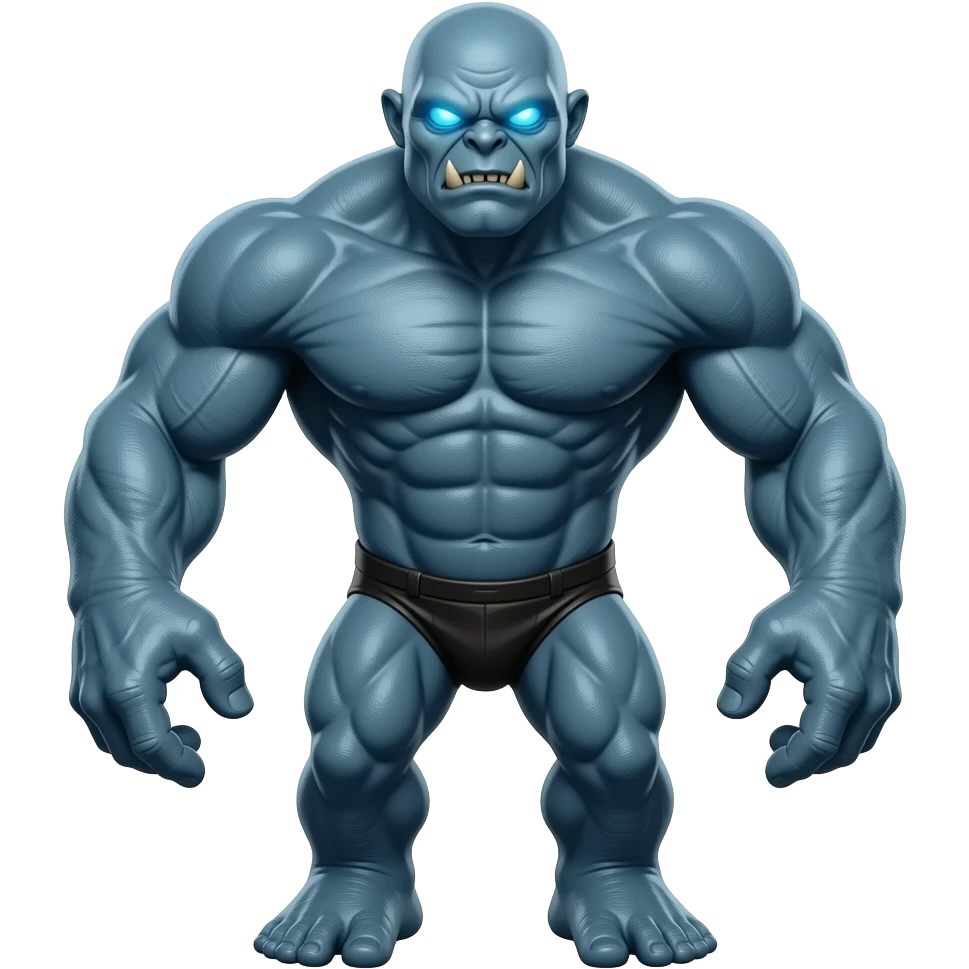 Blue Lighting golem emoji
