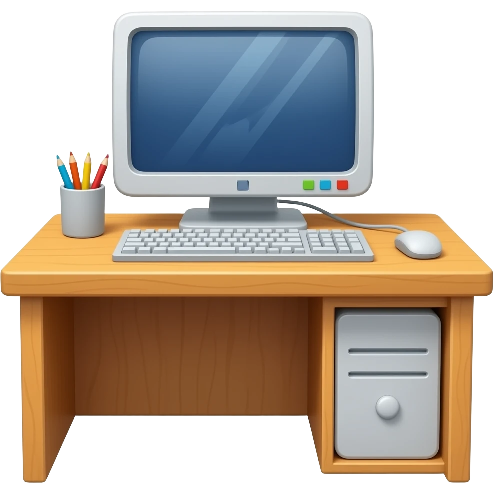 computer desk emoji