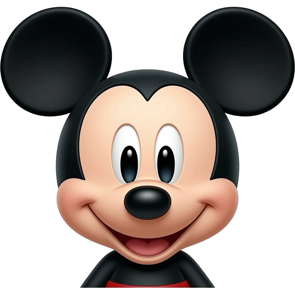 Mickey Mouse emoji