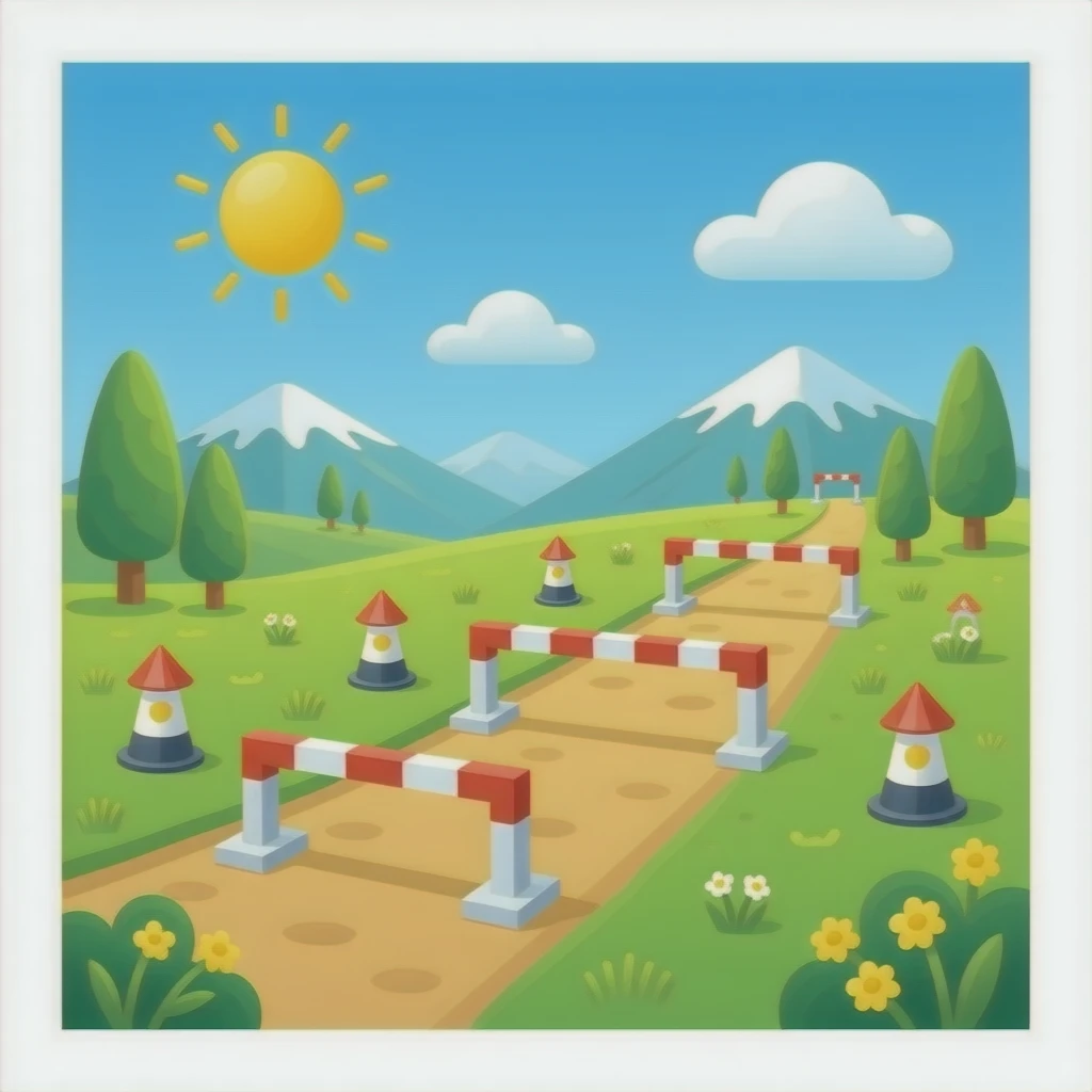 obstacle course emoji