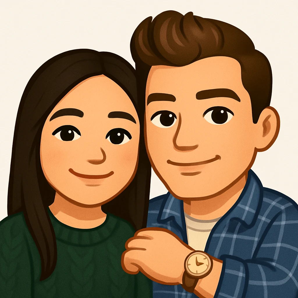 This is my boyfriend and I, make us into an emoji  emoji