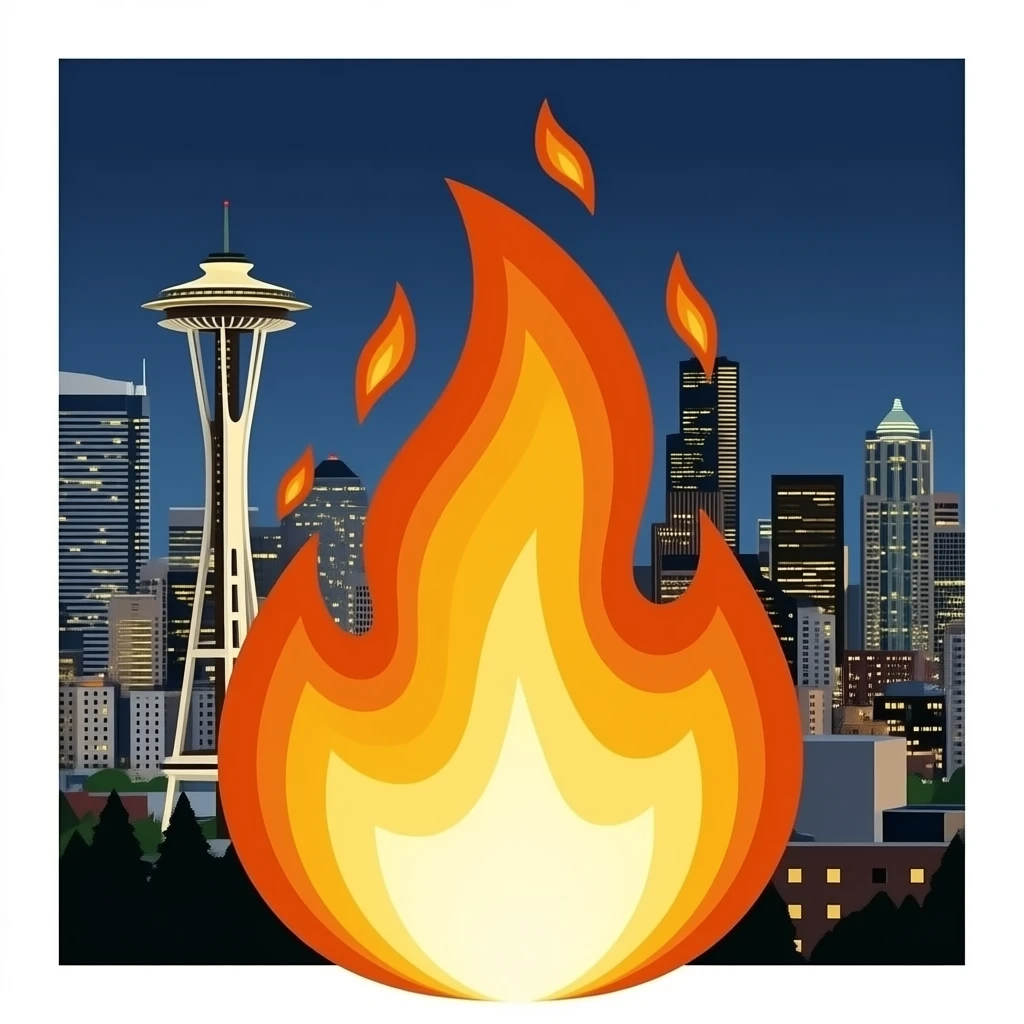 Seattle fire emoji