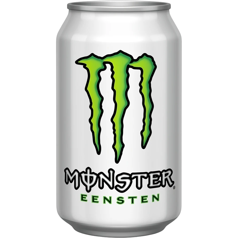 White monster energy emoji