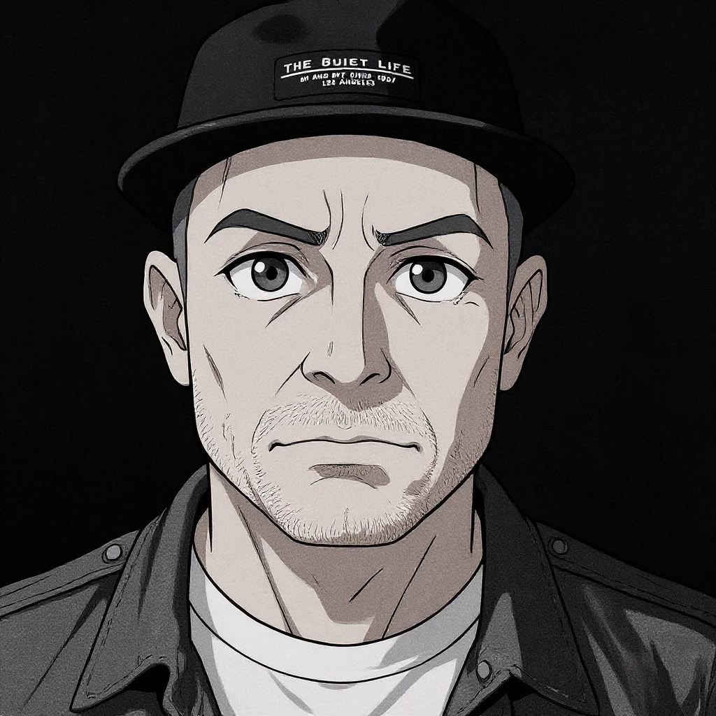 Remake this headshot in an anime style. emoji
