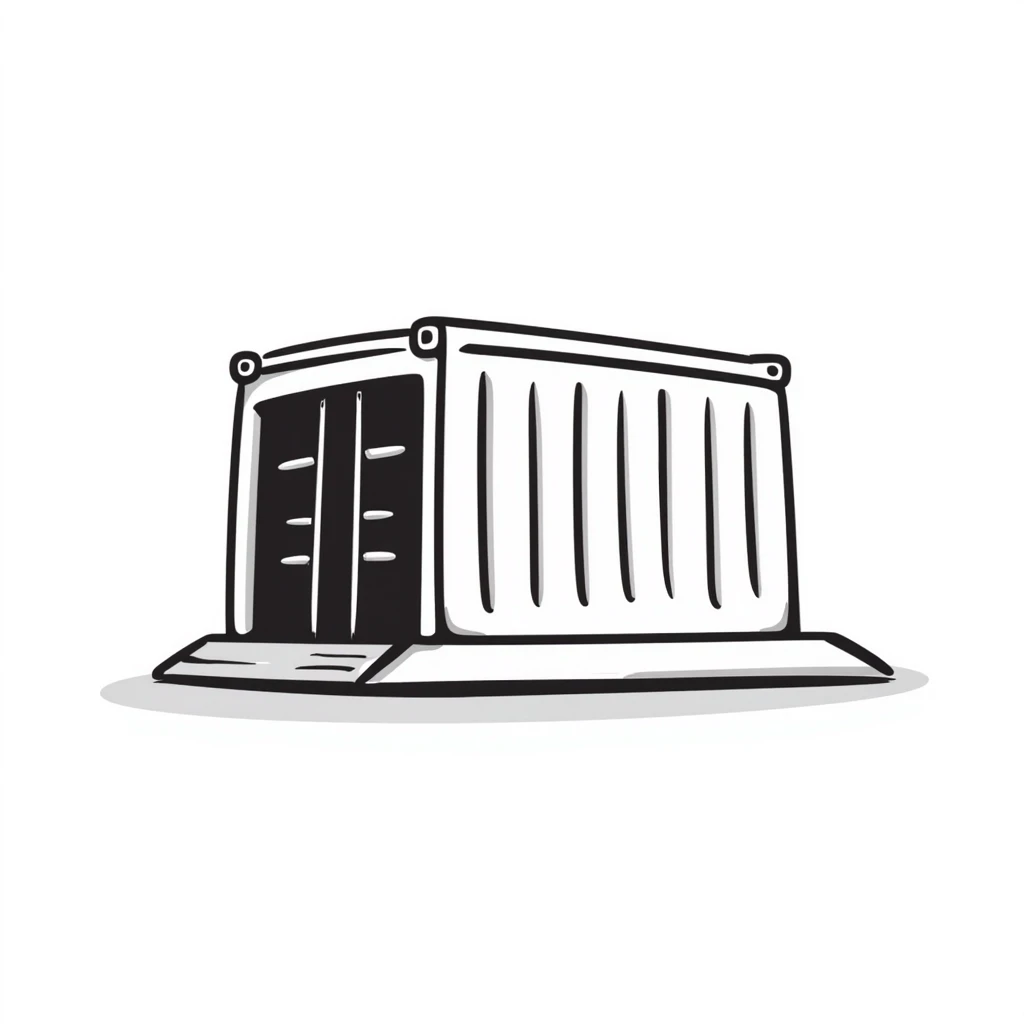 shipping container emoji