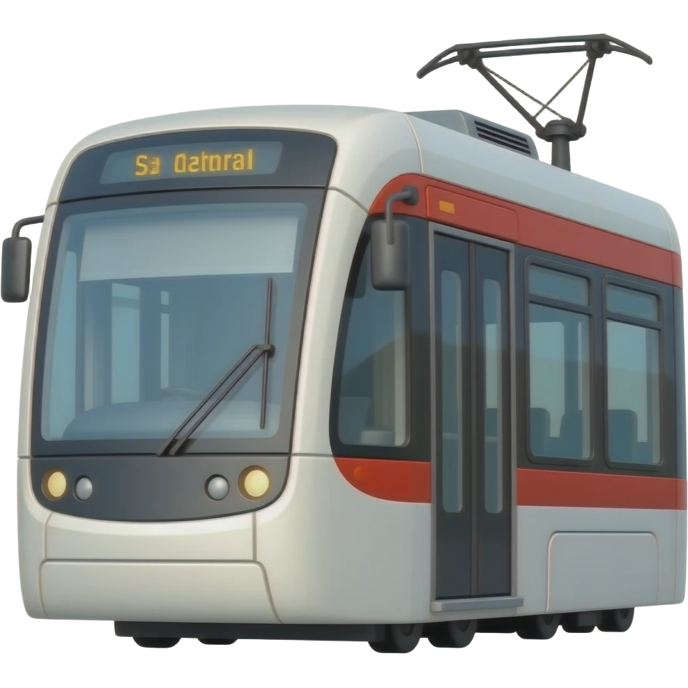 Light rail (new version) emoji