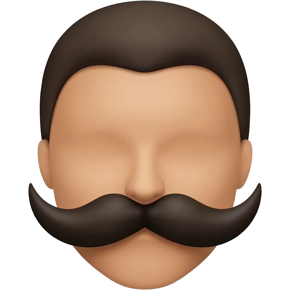 mexican male mustache emoji
