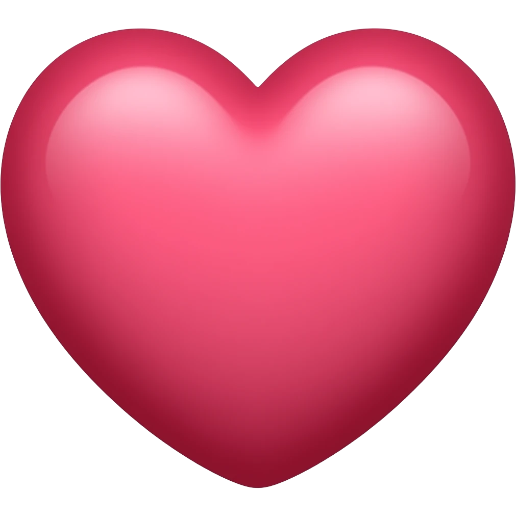 Pista colour heart emoji