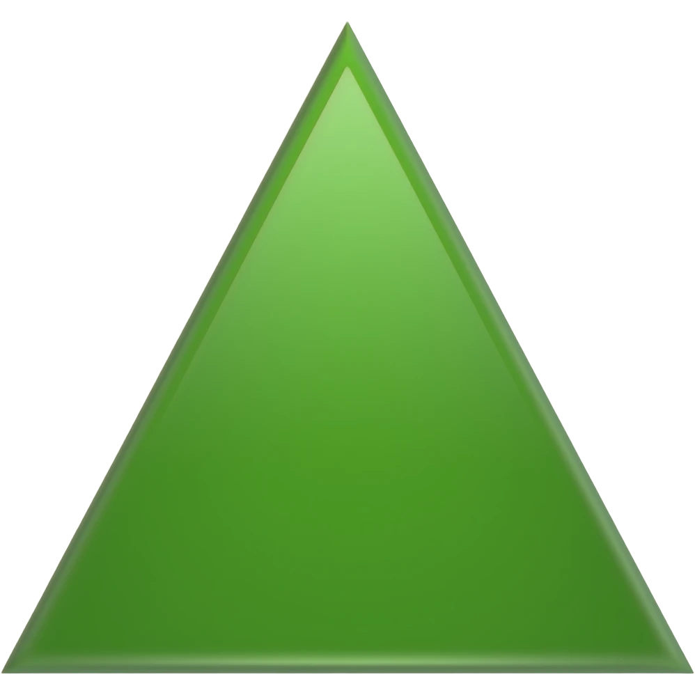 🔺tirangulo verde como esse emoji