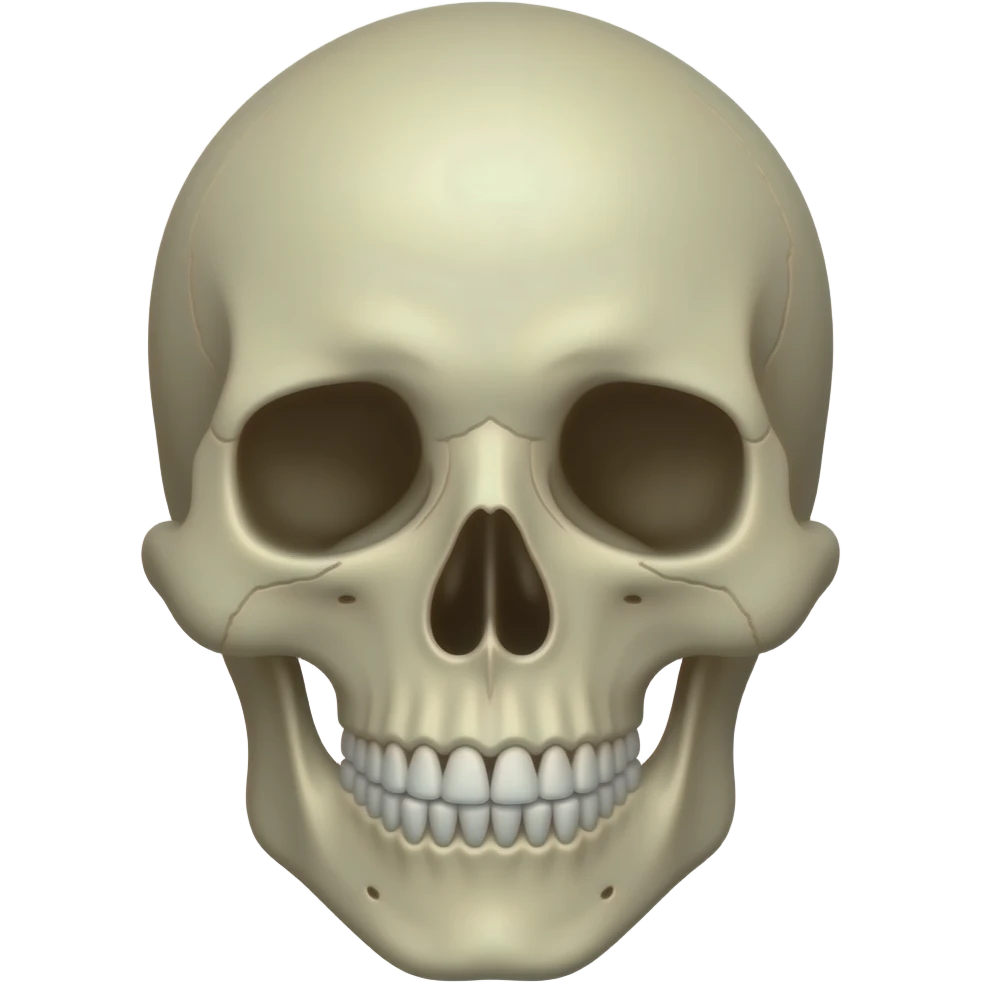 Skull. Face. Emoji emoji
