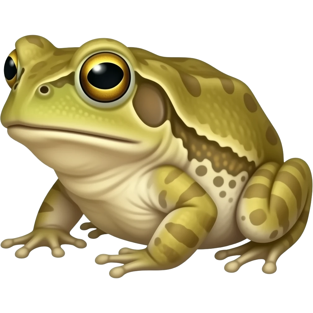 Bufo frog hunting data emoji