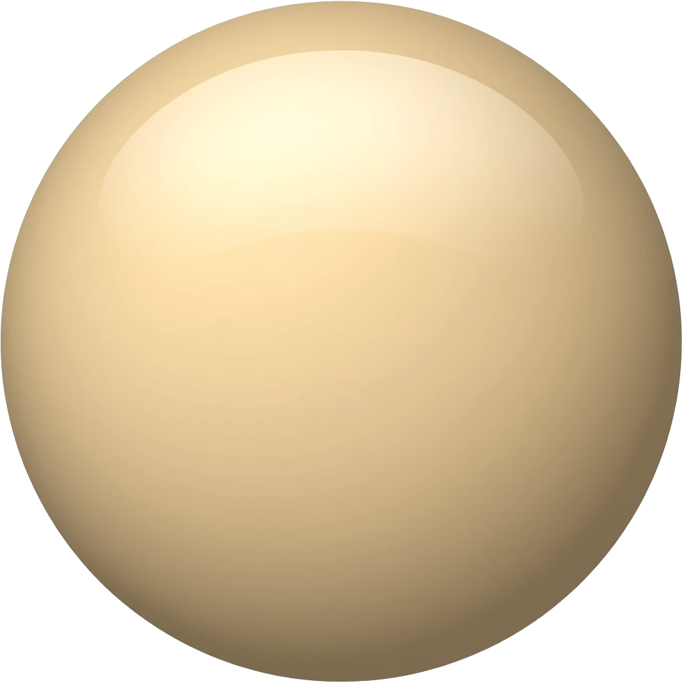 Bola beige emoji