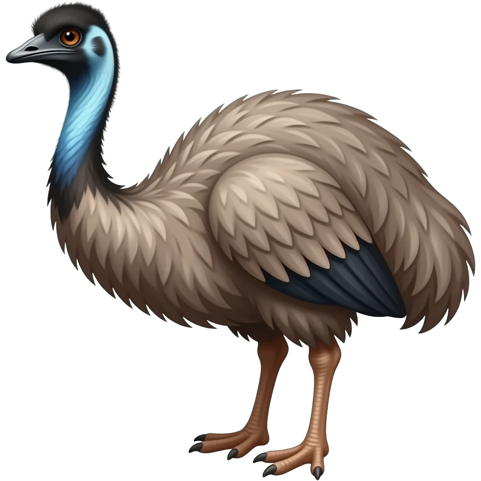 Emu bird emoji