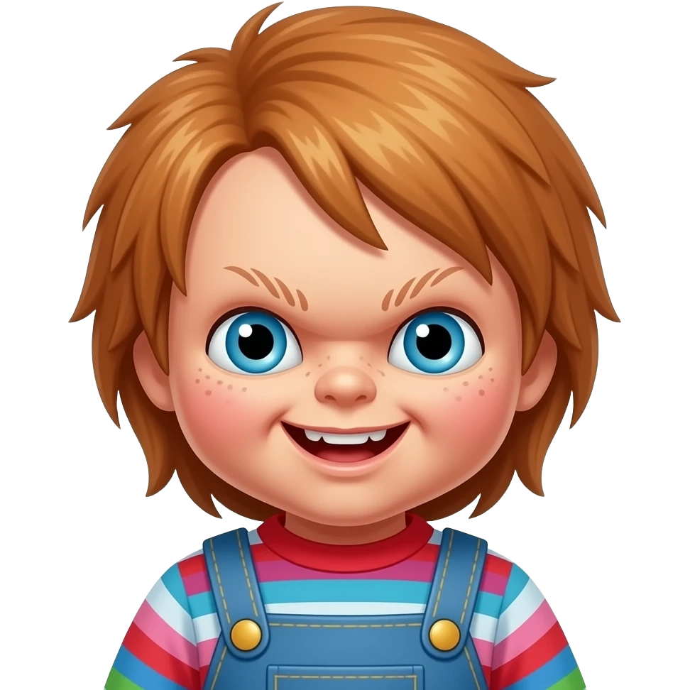 Un emojin de chuky emoji