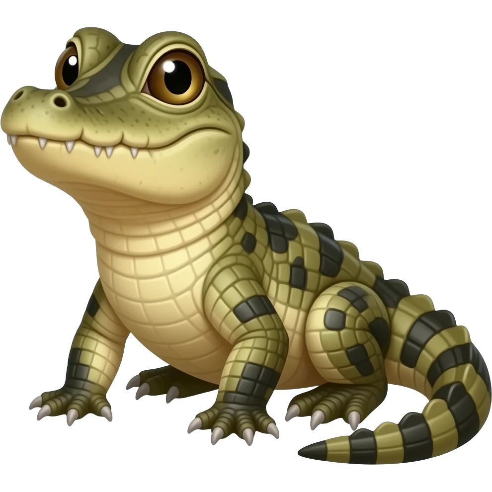 Crocodile hatchling emoji