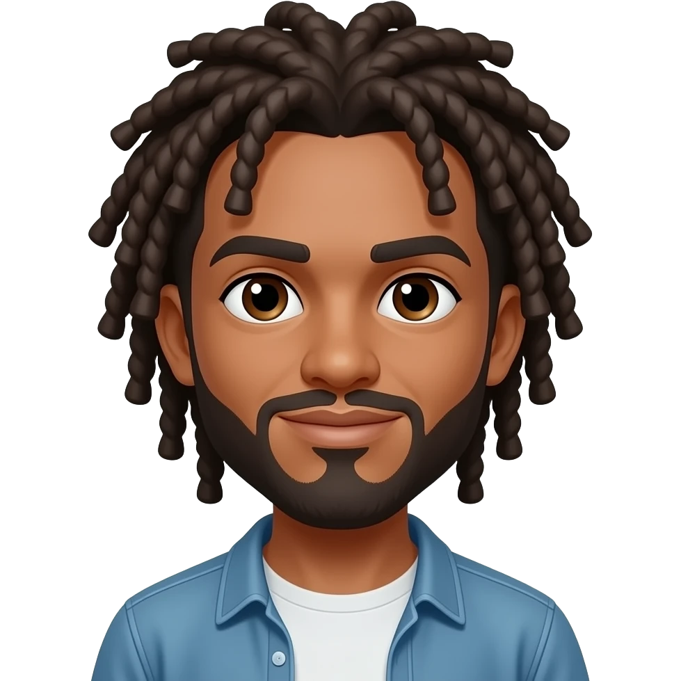 white man with dreadlocks emoji