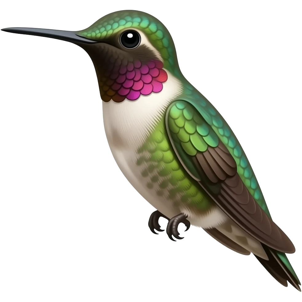 can I post it on Facebook as emoji hummingbird emoji