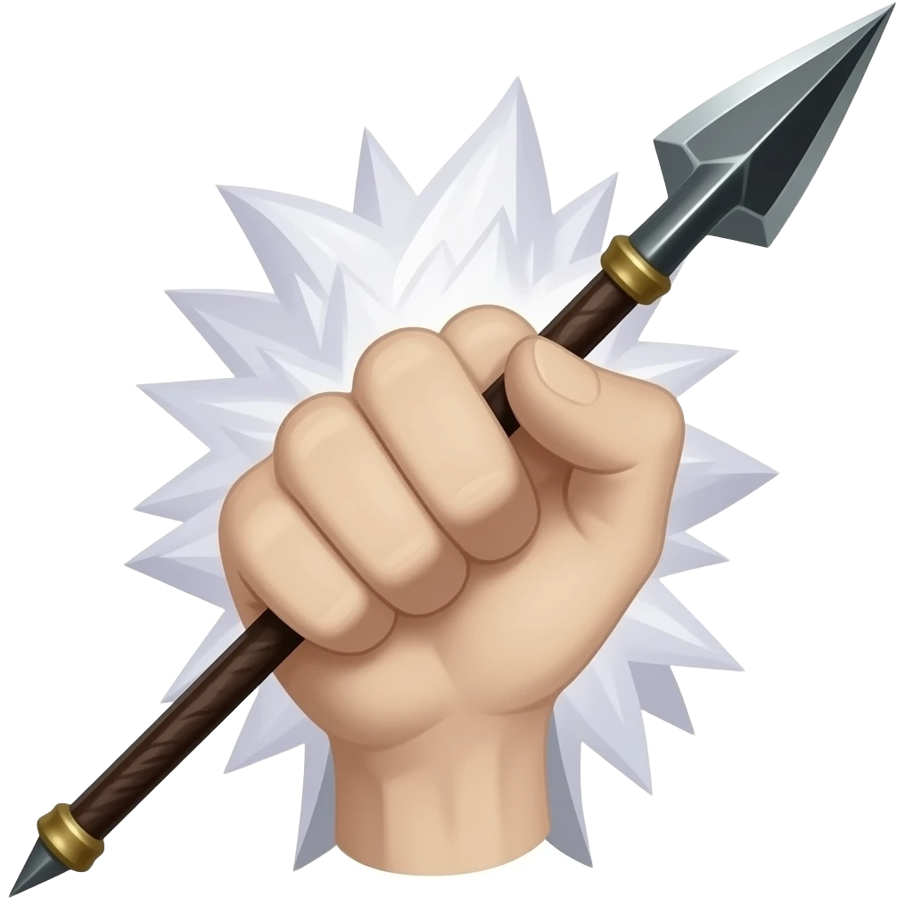 The Inverted Spear of Heaven from jujutsu kaisen emoji