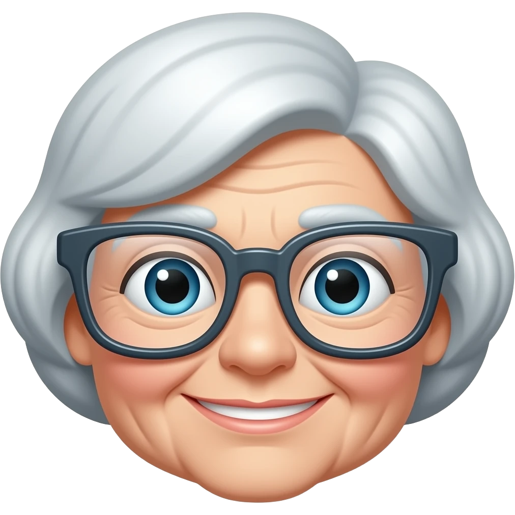 eyeglasses that grandma would wear emoji