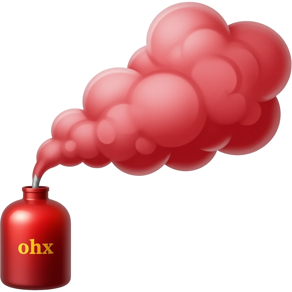 fumigene rouge animé emoji