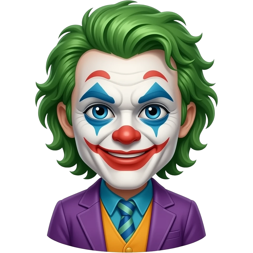 Mad joker emoji emoji
