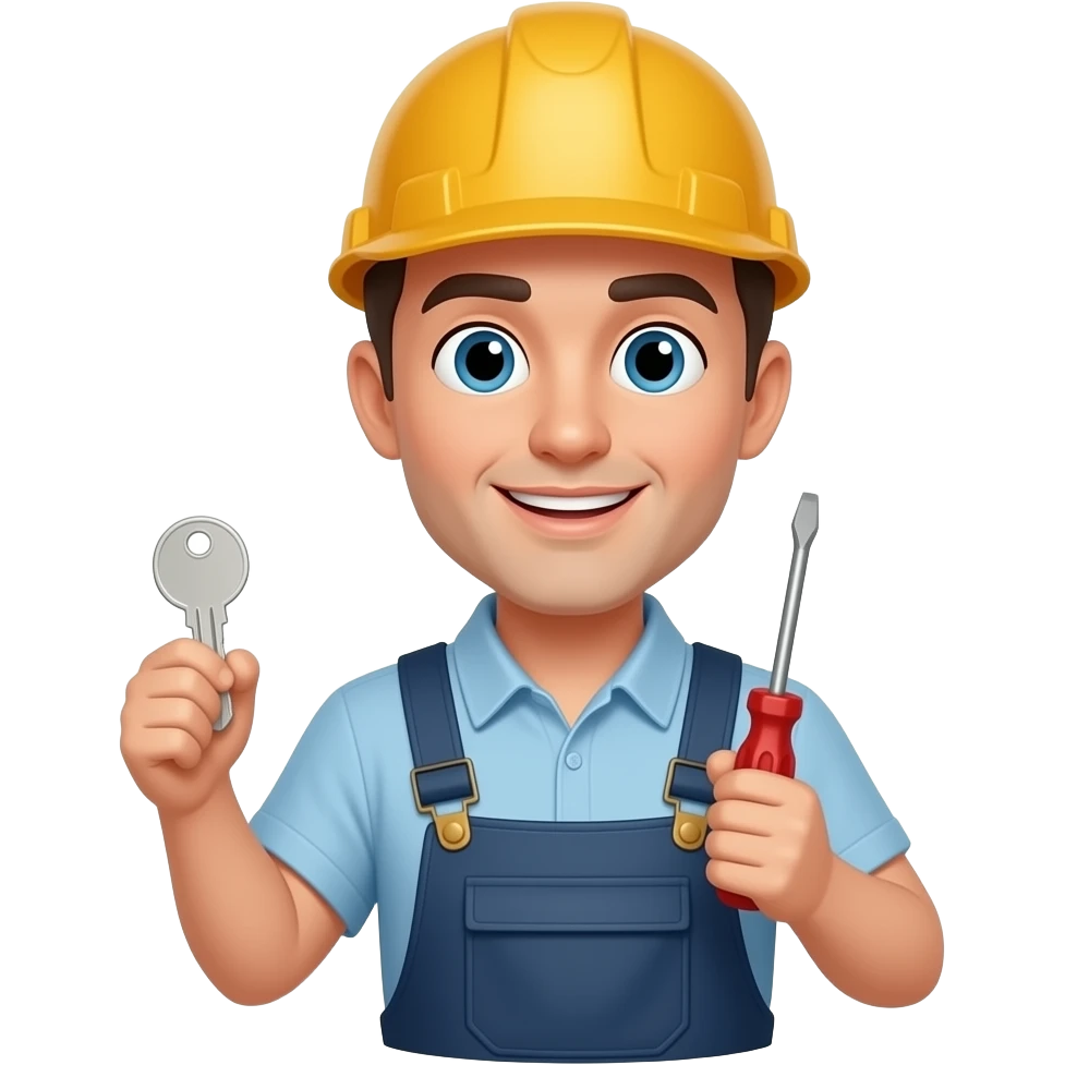 emoji technicien informatique avec clé et tourne vice emoji