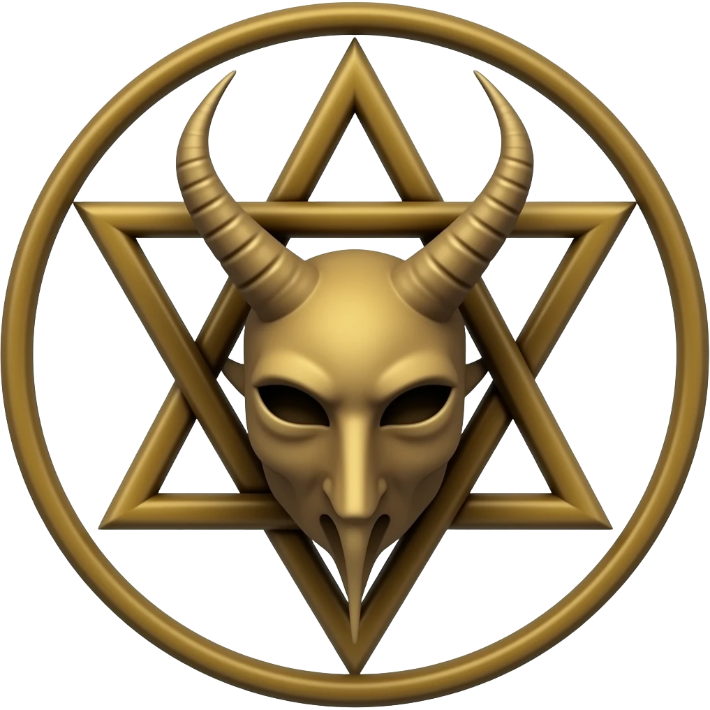 Baphomet pentagram emoji