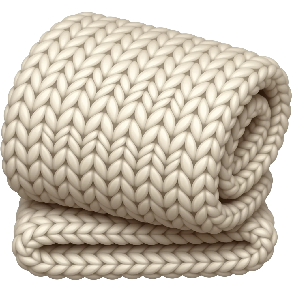knitting blankets emoji