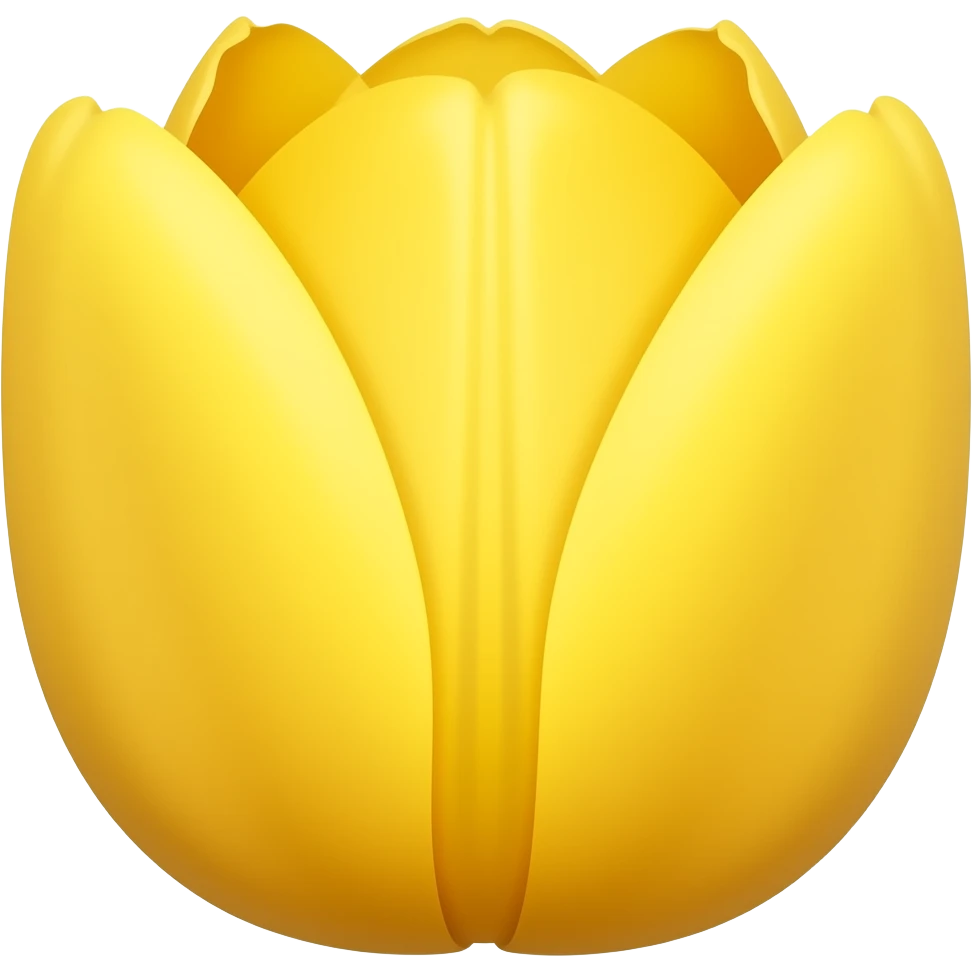 нарисуй эмодзи желтый тюльпан emoji