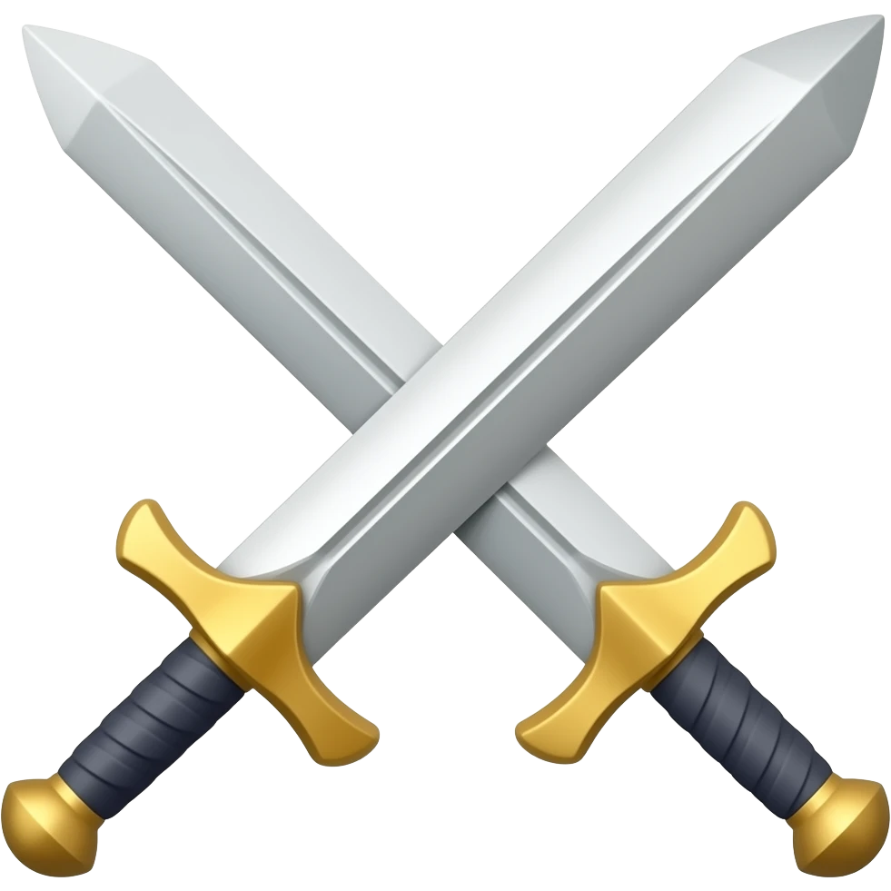 across the sword emoji