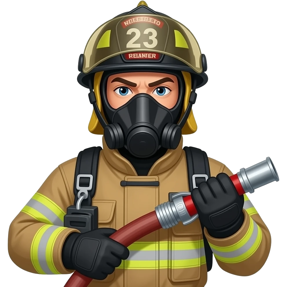 a firefighter emoji