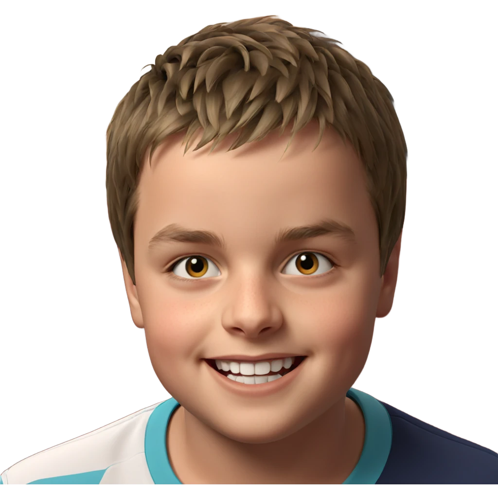 smiling boy meme indoors emoji